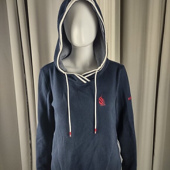 Nautica Women's 35th Anniversary Collection Cotton Blend Pullover Hoodie Size M - Picture 2 of 12